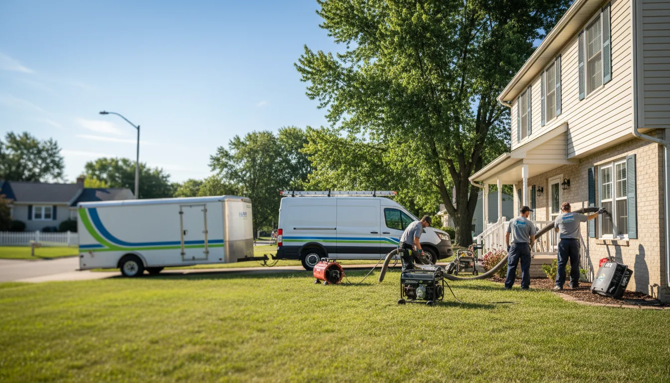 Flooded Basement Restoration And Cleanup With Repair in Syracuse, NE near me